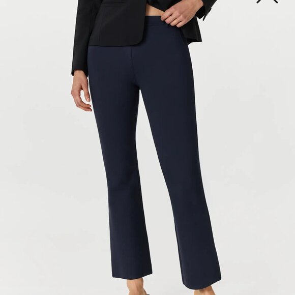 Quince Pants - QUINCE Women's Ultra-Stretch Ponte Bootcut Pants Navy 32" Inseam | Size M